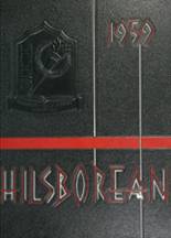Hillsborough High School 1959 yearbook cover photo