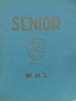 Westerly/Ward High School 1944 yearbook cover photo
