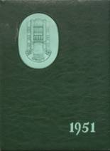 Wilby High School 1951 yearbook cover photo