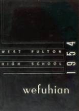 West Fulton High School 1954 yearbook cover photo