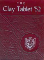 Claymont High School 1952 yearbook cover photo