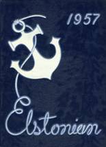 Elston High School 1957 yearbook cover photo