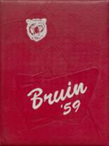 Gueydan High School 1959 yearbook cover photo