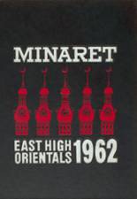 1962 East High School Yearbook from Akron, Ohio cover image