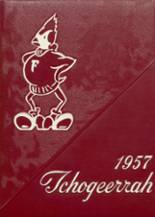 Ft. Atkinson High School 1957 yearbook cover photo