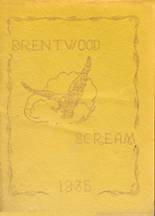 1935 Brentwood High School Yearbook from Brentwood, Missouri cover image