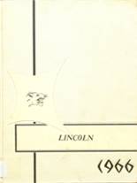 Lincoln Community High School 1966 yearbook cover photo