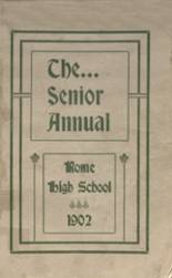 Rome Free Academy 1902 yearbook cover photo