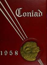 1958 Cony High School Yearbook from Augusta, Maine cover image