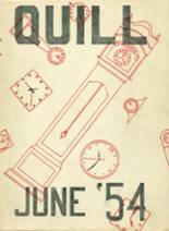 1954 East High School Yearbook from Des moines, Iowa cover image