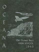 Old Orchard Beach High School 1945 yearbook cover photo