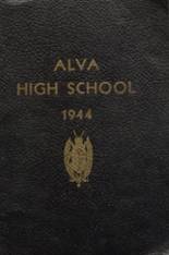 Alva High School 1944 yearbook cover photo
