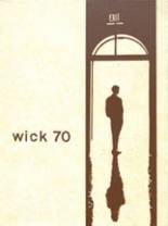 Wickliffe High School 1970 yearbook cover photo