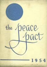 1954 Queen of Peace High School Yearbook from North arlington, New Jersey cover image