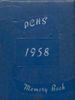 Peotone High School 1958 yearbook cover photo