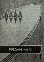 Frazeysburg High School 1959 yearbook cover photo