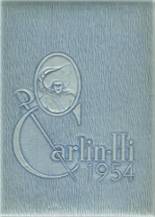 Carlinville High School 1954 yearbook cover photo