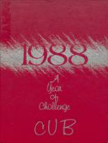 Chamberlain High School 1988 yearbook cover photo