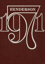 Henderson High School 1971 yearbook cover photo