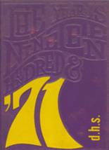 Dawson Springs Independe High School 1971 yearbook cover photo