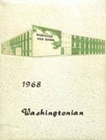 Washington High School 1968 yearbook cover photo