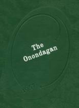 1957 Onondaga High School Yearbook from Nedrow, New York cover image