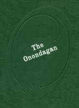 Onondaga High School 1957 yearbook cover photo