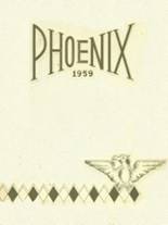 Phoenixville Area Junior High School 1959 yearbook cover photo