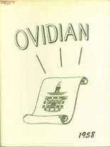 Ovid Central High School 1958 yearbook cover photo