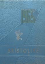 Bristol High School 1965 yearbook cover photo