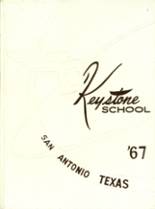 Keystone School 1967 yearbook cover photo