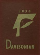 Davison High School 1954 yearbook cover photo