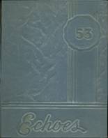 Hinckley-Big Rock High School 1953 yearbook cover photo