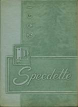 Speedway High School 1952 yearbook cover photo