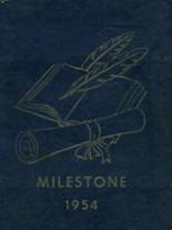 Milford Central High School 1954 yearbook cover photo