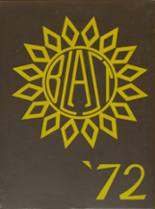 Warsaw High School 1972 yearbook cover photo