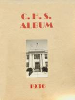 Coquille High School 1936 yearbook cover photo