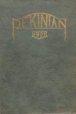 Pekin Community High School 1921 yearbook cover photo