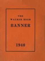 Walker High School 1940 yearbook cover photo