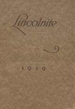 1919 Lincoln Community High School Yearbook from Lincoln, Illinois cover image
