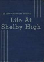 Shelbyville High School 1940 yearbook cover photo