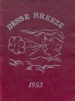 Besse High School 1953 yearbook cover photo