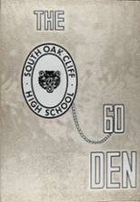South Oak Cliff High School 1960 yearbook cover photo