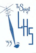 Leslie High School 1953 yearbook cover photo