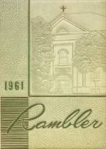 St. Bernard High School 1961 yearbook cover photo