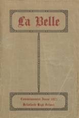Bellefonte High School 1923 yearbook cover photo
