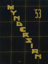 Mynderse Academy 1953 yearbook cover photo