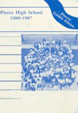 Pierce High School 1987 yearbook cover photo