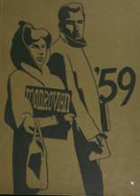 Monroe High School 1959 yearbook cover photo