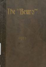 Bureau Valley High School 1922 yearbook cover photo